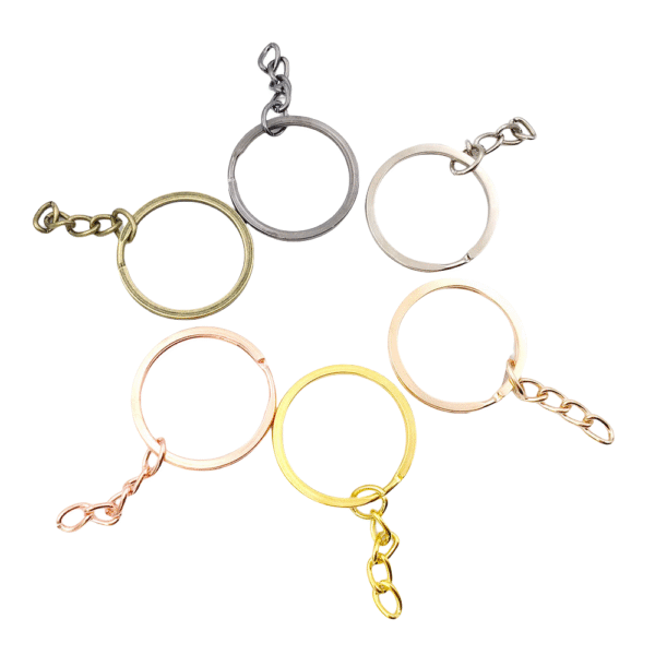 Metal Split Key Rings for Keychains