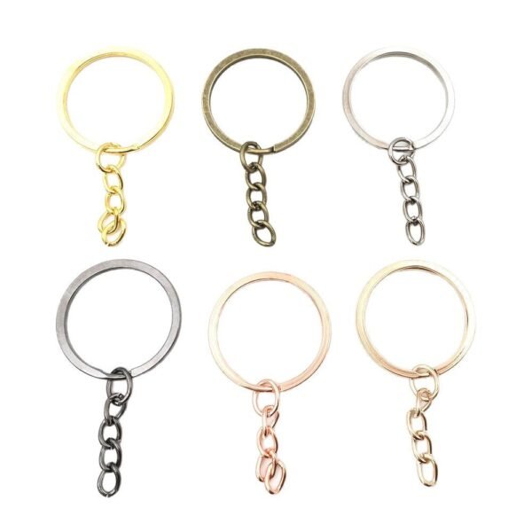 Metal Split Key Rings for Keychains - Image 2