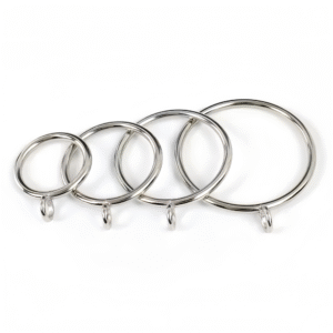 Heavy-Duty Round Shower Curtain Hooks for Curtain Rods